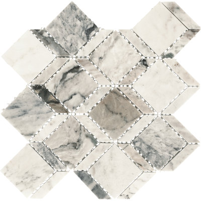 Carreau de mosaïque Gamma Natural Stone Balance XL pour mur et plancher (ensemble de 10)