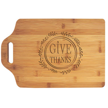 Personalized Treasures Bamboo Cutting Board