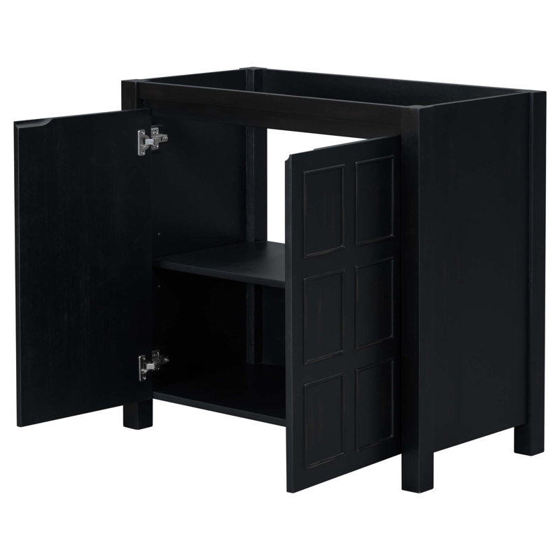 (Armoire seulement) Base de meuble-lavabo avec 2 portes