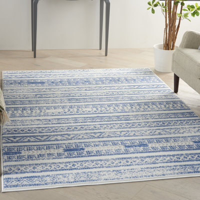Tapis ivoire éclectique Harriet Bohemian