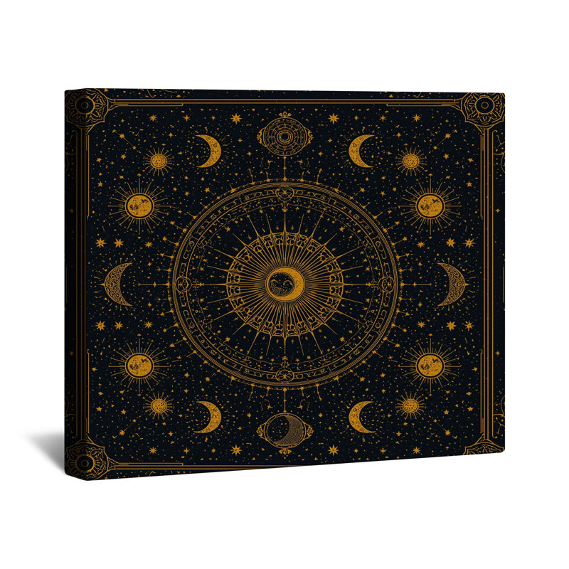 Toile de galerie Celestial Sun Moon, 16 po x 20 po