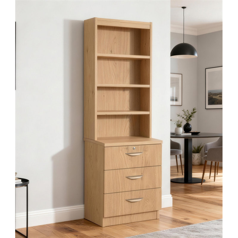Brenai 3 -Drawer, English Oak