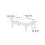Table basse en bois avec petits appartements-1821284601