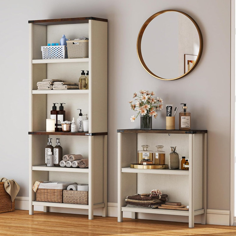 Ensemble de bureau 2 pièces, 30 po de hauteur et 71 po de hauteur, Blanc