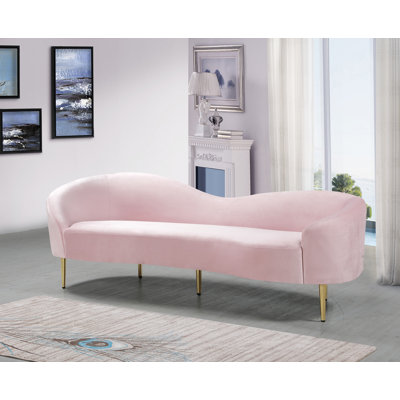 Shurtz 85.5'' Velvet Sofa