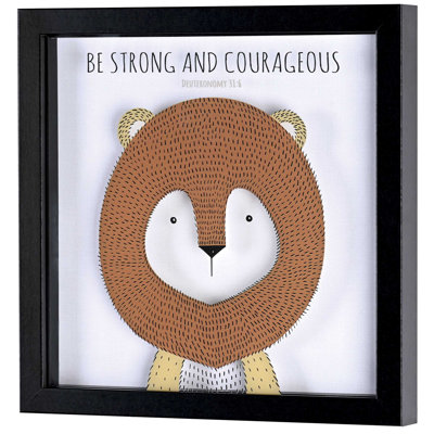 Art encadré «Be Strong And Of A Good»