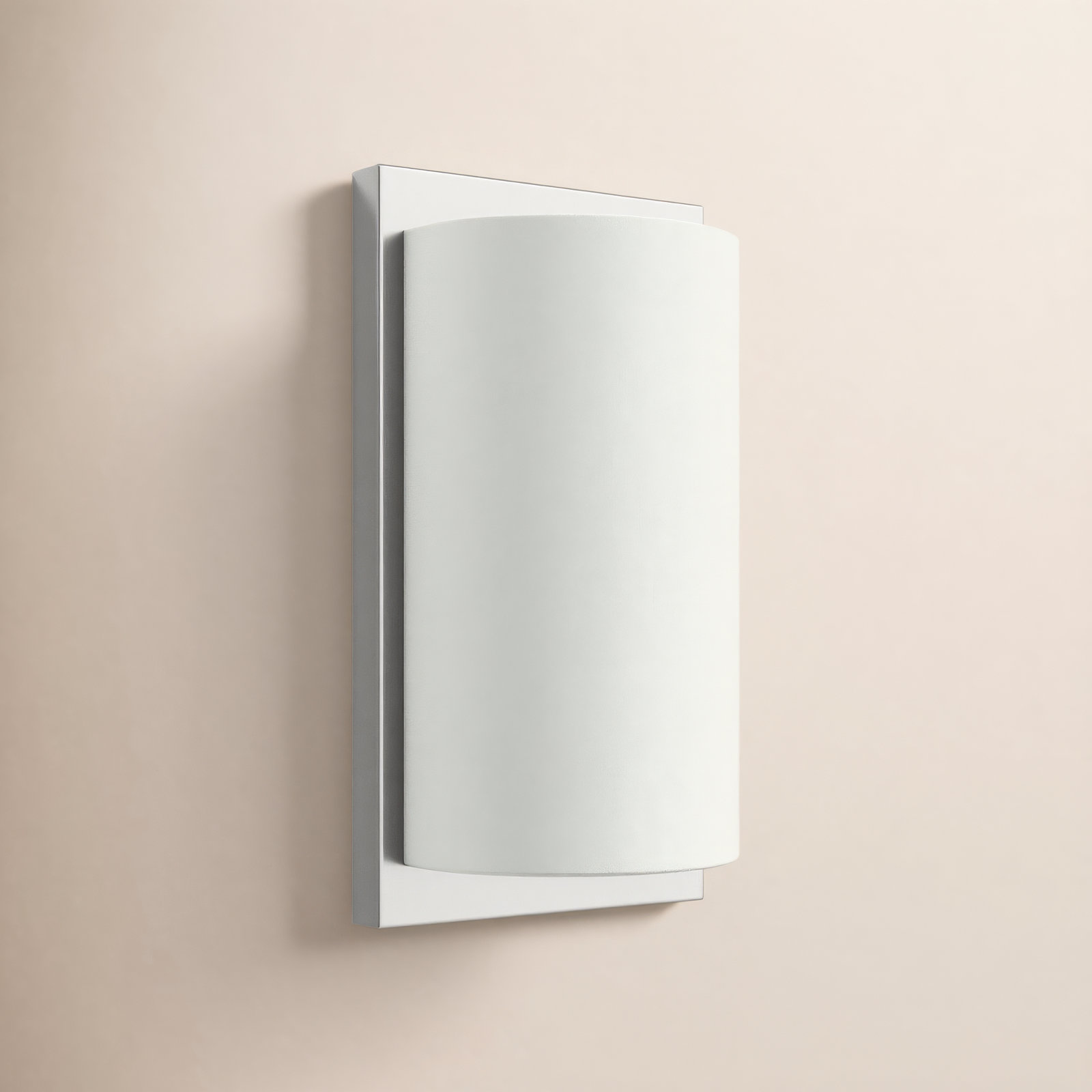 Flaire Single Light Dimmable Flush Mounted Sconce, Brushed Nickel