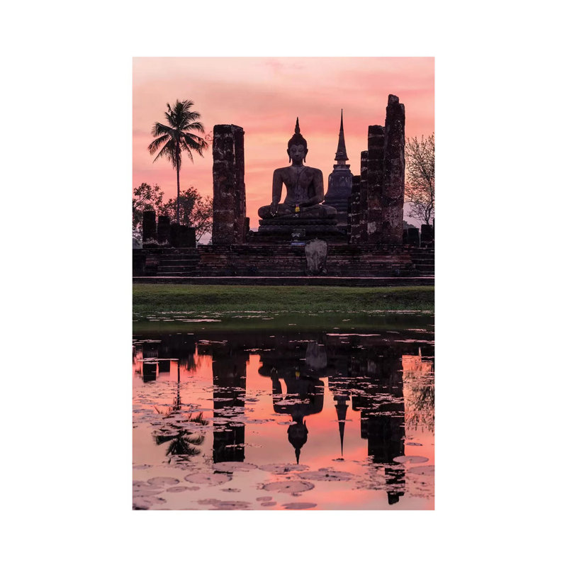 Wat Mahathat Temple, Thailand - Wrapped Canvas Print, 101.6 cm H x 66.04 cm W x 1.91 cm D