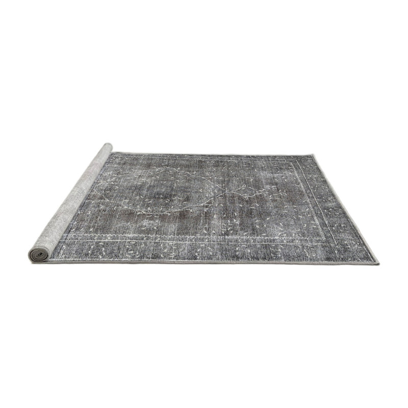 Tapis 100% traditionnel lavable à la machine 3819, Carré 7 pi