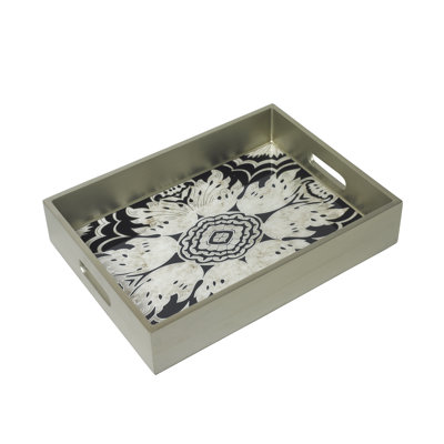 Plateau de coiffeuse miroir inversé