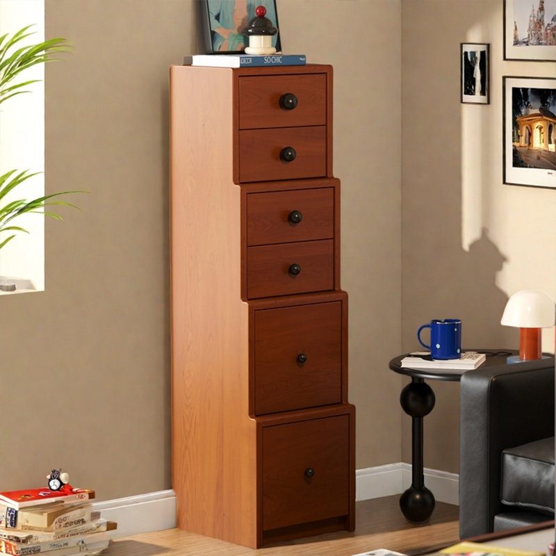 Commode décorative 6 tiroirs Brown