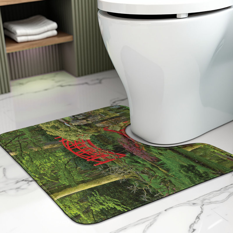 Tapis de salle de bain en U 20 po Lake Green