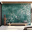 Murale botanique pelez et collez - Jardin bleu-752544101