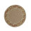 Hand-Knotted High-Quality Beige, Red, and Green Round Area Rug