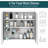 Kleankin Bathroom Mirrored Cabinet