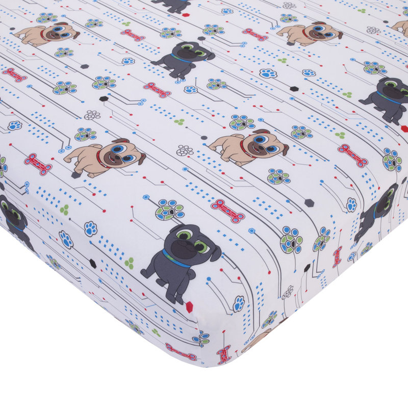 Ensemble de literie pour tout-petits 2 pièces Puppy Dog Pals