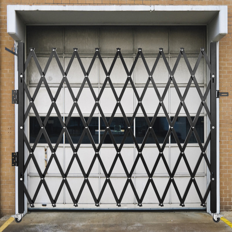 Black Metal Gate, 7 ft. H x 7.9 ft. W
