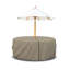 Housse de table de salle à manger d'extérieur robuste et imperméable avec trou pour parasol-198155845