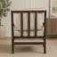 Chaise d'appoint à dossier amovible avec revêtement classique
