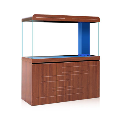 Classic-style Wooden Smart Remote Control Aquarium Tank