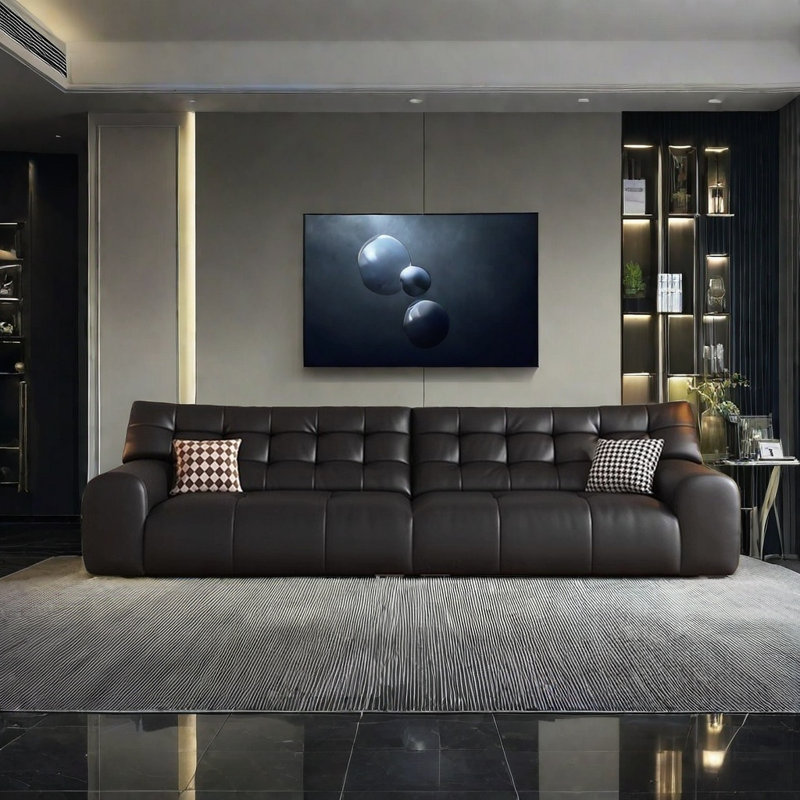 Canapé Minimalist, H 37,8 po x l 133,86 po x P 39,37 po, 4