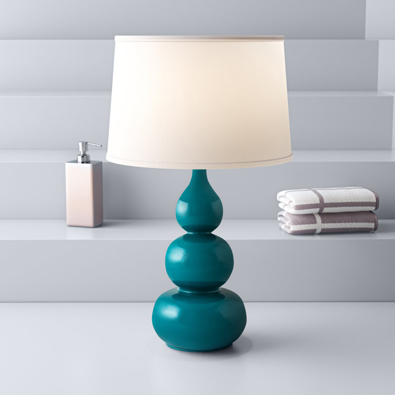 Lampe de table 28,5 po Brankovice, Océan brillant