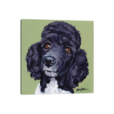 Standard Poodle Tommy 1 Piece Wrapped Canvas Wall Art