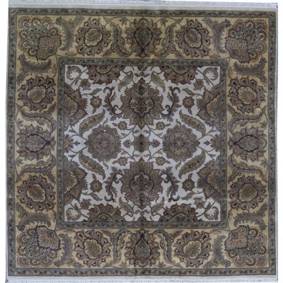 One-of-a-Kind 7'11" Square Wool Area Rug in