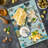 Ambesonne Cartoon Cutting Board Large Size Fox Bunny and Bear Multicolor