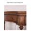 Console classique classique avec pieds tournés et tablette inférieure-125324254
