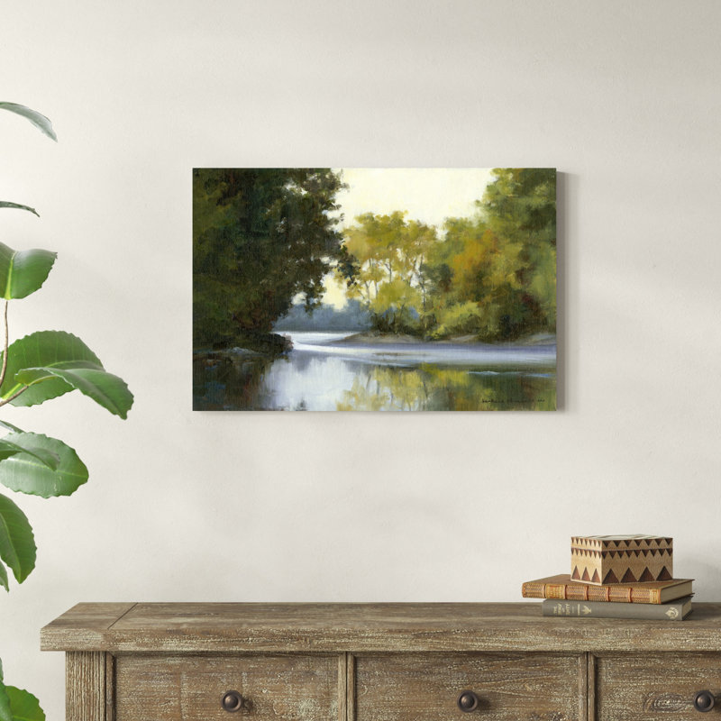 " River Reflections " Painting Print, 20" H x 30" W x 1.25" D