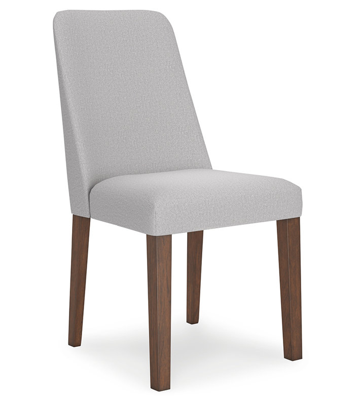 Rhanda Upholstered Side Chair, Gray