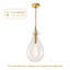 Luminaire suspendu en laiton