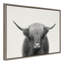 «Hey Dude Highland Cow BW» par The Creative Bunch Studio, reproduction d'art sur toile encadrée-1507395910-1580026856