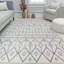 Tapis blanc en lin Ildiko Knox-2006481782