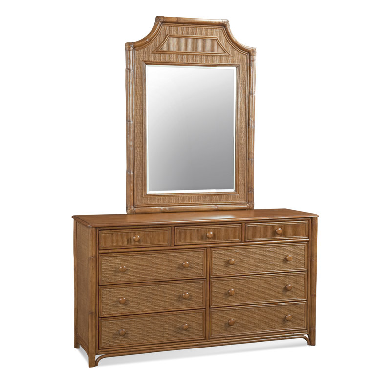 Miroir de commode Summer Retreat, Bisque