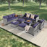 Asharee 8 - Person Patio Conversation Set with Cushions