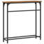 Console vidaXL en vieux bois 29,53 x 7,68 x 29,53 po-1887562053