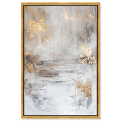 Burnished Patina Canvas Gemstone Abstract Art by Art Remedy