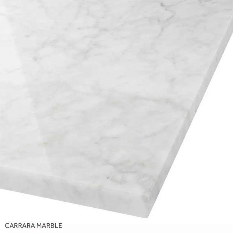 72" Delavan Vanity With Rectangular Undermount Sinks, 8" Widespread, Arctic White Quartz, 60"