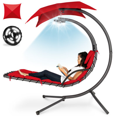 Chaise longue d'extérieur en métal Rikio