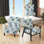 Tranquil Patterns - Fauteuil de chambre rembourré de style campagnard, fauteuil d'appoint rustique floral