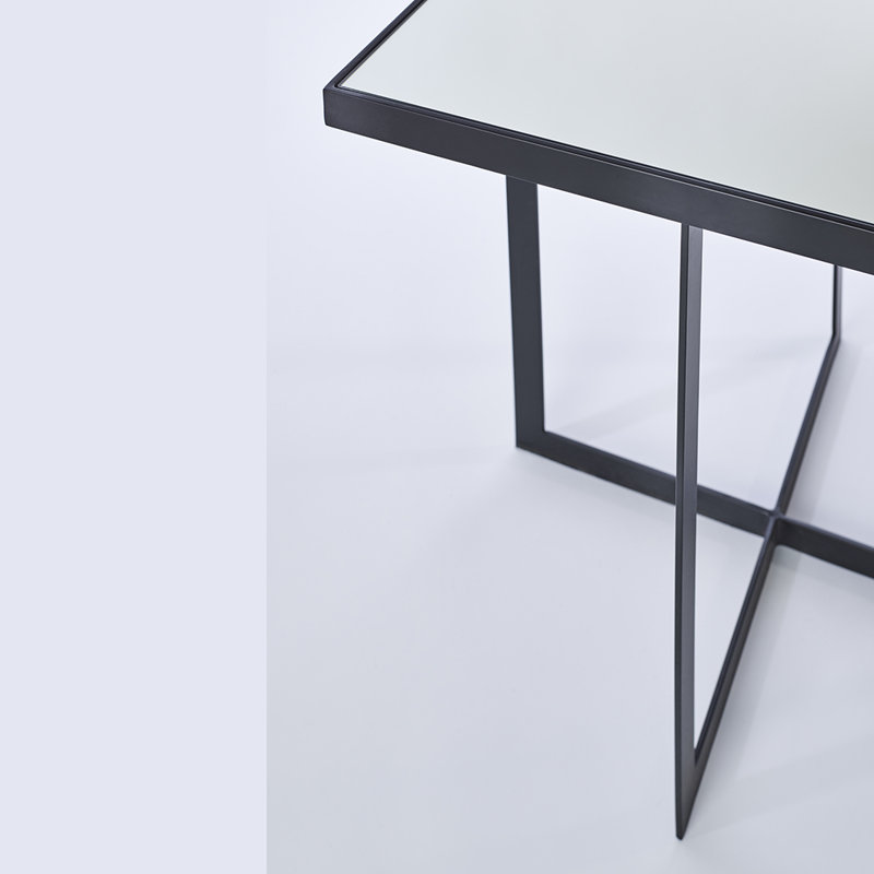 Bulock Frame End Table, Black