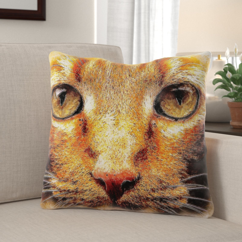 Housse et insert de coussin carré Crossen, Microsuède, Intérieur