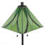 Lampe de table 30 po en métal bronze huilé avec verre vert-419637850