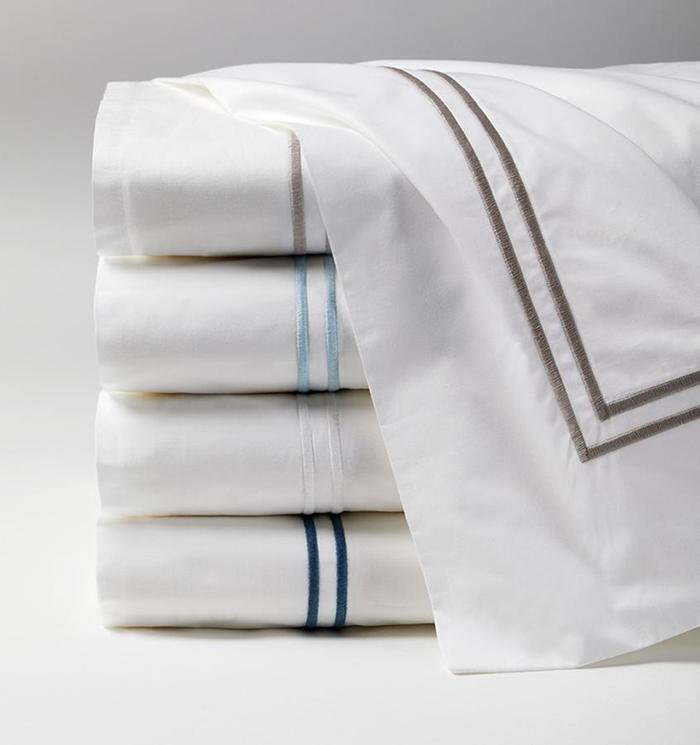 Grande Hotel Percale Flat Sheet, White, Full/Queen Flat Sheet