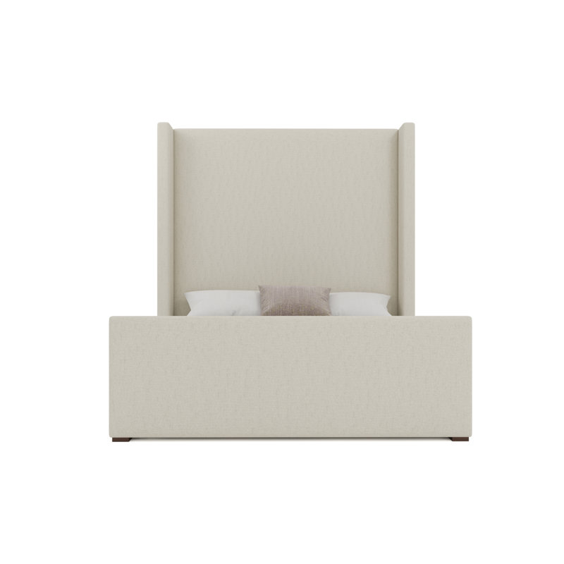 Aylet Luxe Footboard High Bed, Off White, King