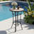 Patio Round Bar Table Bistro Table