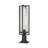 Stockton 1 Light Outdoor Pier Mounted Fixture in Black-100157165
