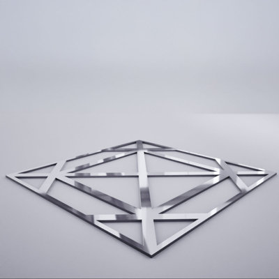 Petits panneaux muraux décoratifs en acrylique Buxton, petit, l 11 3/8 po x H 11 3/8 po x 1/8 po
